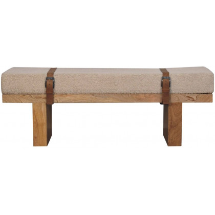 Artisan - Belmont Cream Boucle Bench