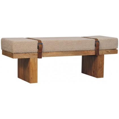Artisan - Belmont Cream Boucle Bench