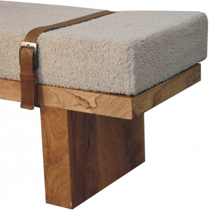 Artisan - Belmont Cream Boucle Bench