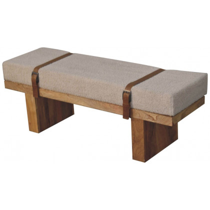 Artisan - Belmont Cream Boucle Bench