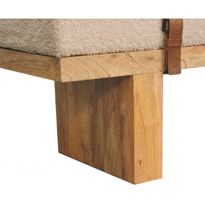Artisan - Belmont Cream Boucle Bench