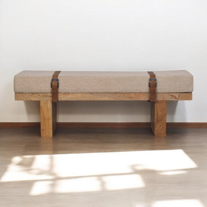Artisan - Belmont Cream Boucle Bench