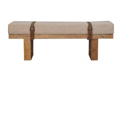 Artisan - Belmont Cream Boucle Bench
