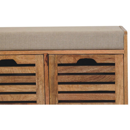 Artisan - Shutter Oak-Ish Shoe Bench