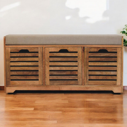 Artisan - Shutter Oak-Ish Shoe Bench