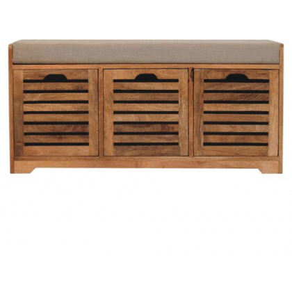 Artisan - Shutter Oak-Ish Shoe Bench