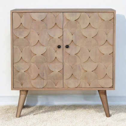 Artisan - Hourglass Carved Marble Cabinet