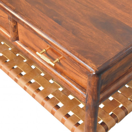 Artisan - Regency Woven Console Table With 4 Drawers
