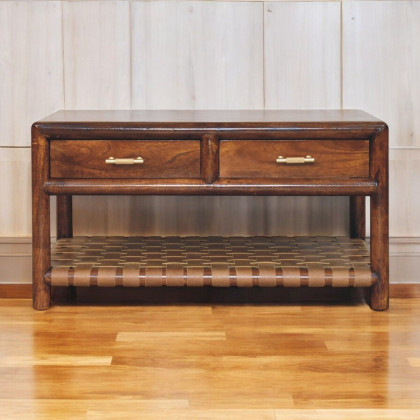 Artisan - Regency Woven Console Table With 4 Drawers