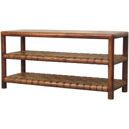 Artisan - Regency Woven Chestnut 2 Slot Shoe Rack
