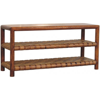 Artisan - Regency Woven Chestnut 2 Slot Shoe Rack