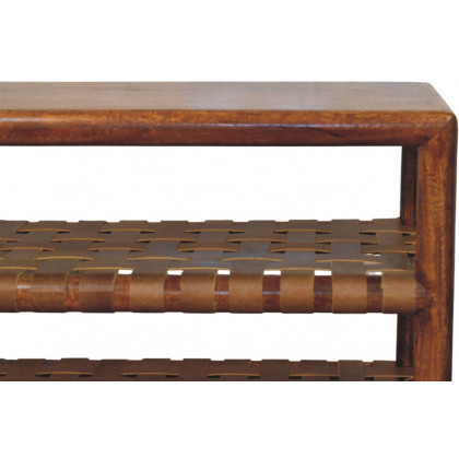 Artisan - Regency Woven Chestnut 2 Slot Shoe Rack