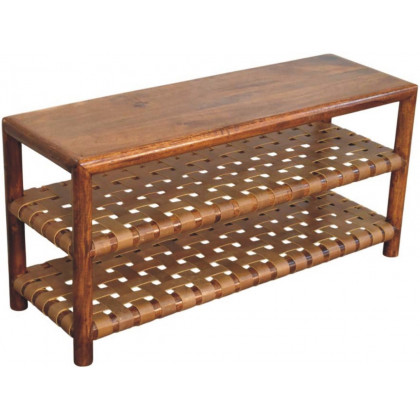 Artisan - Regency Woven Chestnut 2 Slot Shoe Rack