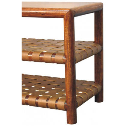 Artisan - Regency Woven Chestnut 2 Slot Shoe Rack