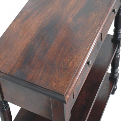 Artisan - Turned Legs Cherry Side Table
