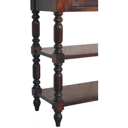 Artisan - Turned Legs Cherry Side Table