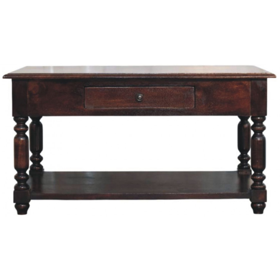 Artisan - Turned Legs Cherry Console Table