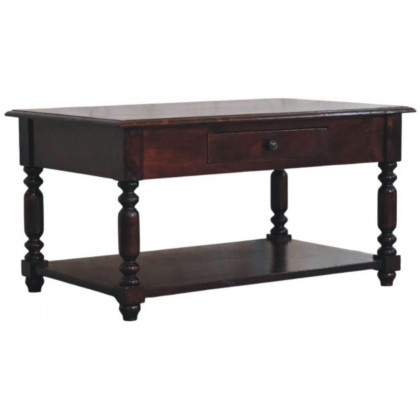 Artisan - Turned Legs Cherry Console Table