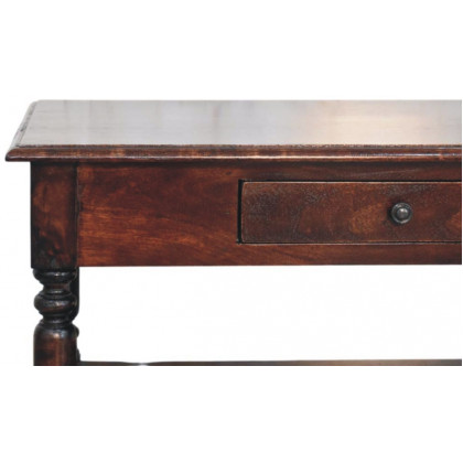 Artisan - Turned Legs Cherry Console Table
