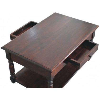 Artisan - Turned Legs Cherry Console Table