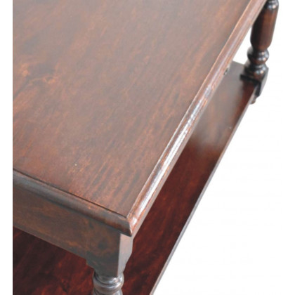Artisan - Turned Legs Cherry Console Table