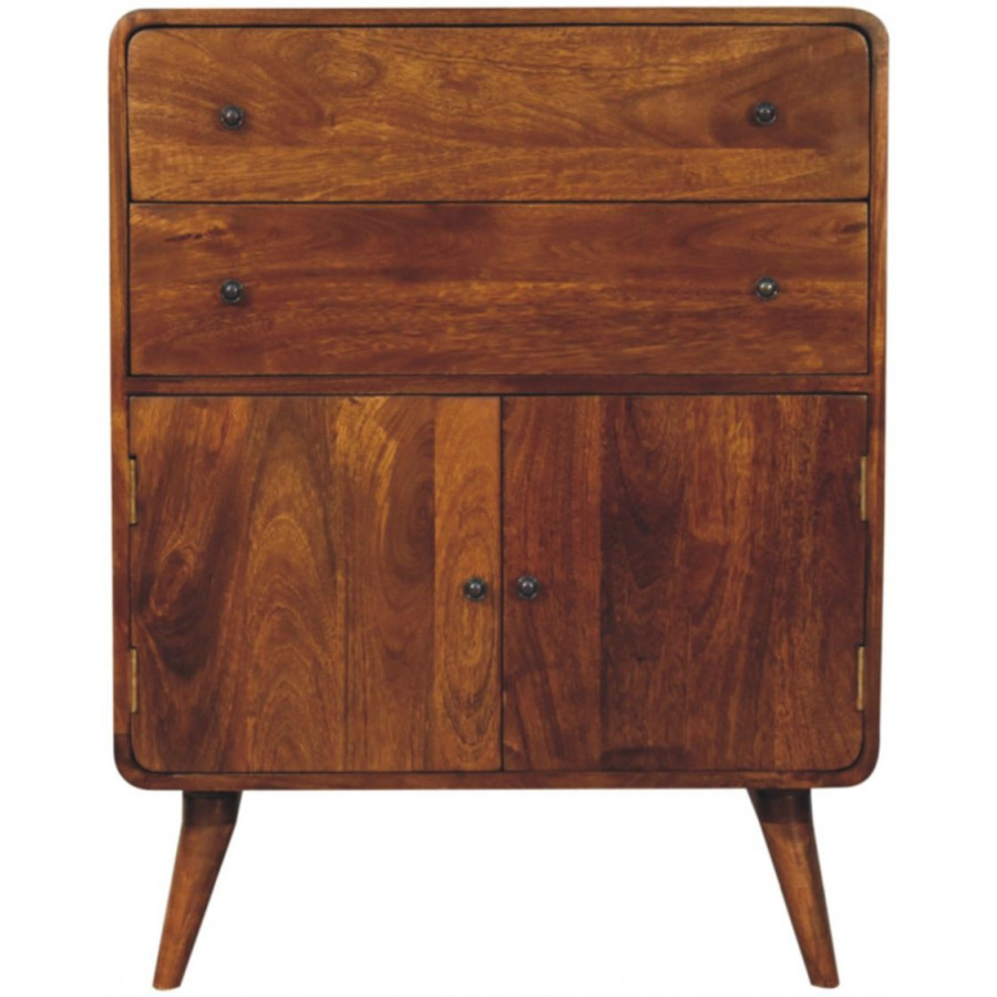 Artisan - Curved Nordic Charm Cabinet