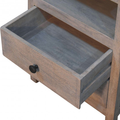 Artisan - Acid Wash 2 Drawer Open Bedside