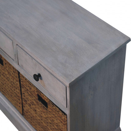 Artisan - Acid Wash Basket Storage Cabinet