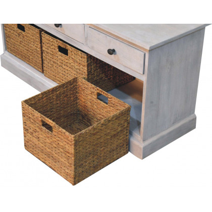 Artisan - Acid Wash Basket Storage Cabinet