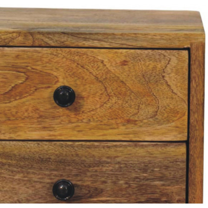 Artisan - Solis 2-Drawer Oak-Ish Wall Mounted Nightstand