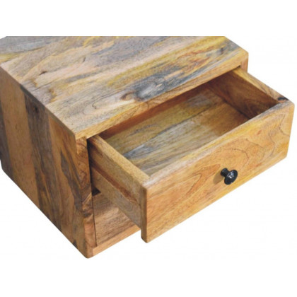 Artisan - Solis 2-Drawer Oak-Ish Wall Mounted Nightstand