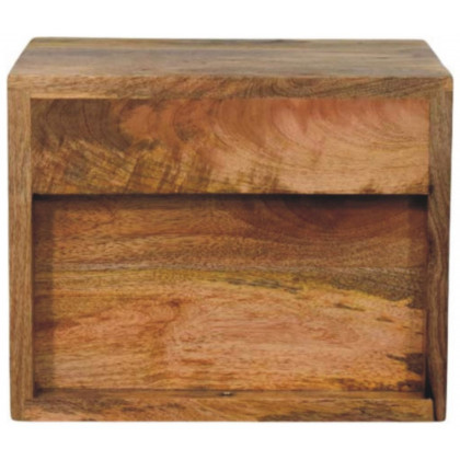 Artisan - Solis 2-Drawer Oak-Ish Wall Mounted Nightstand