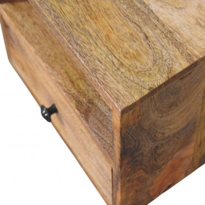 Artisan - Solis 1-Drawer Oak-Ish Wall Mounted Nightstand