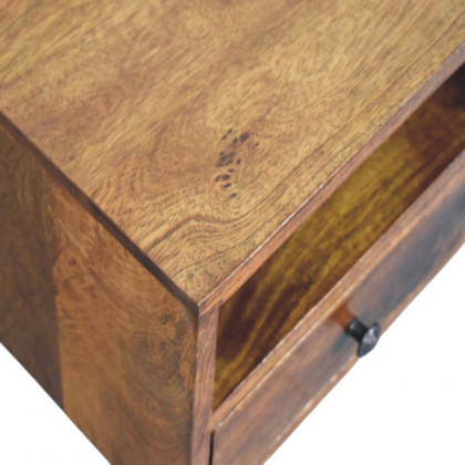 Artisan - Solis 1-Drawer Chestnut Wall Mounted Nightstand