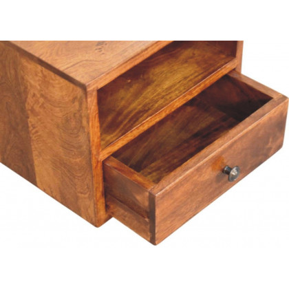 Artisan - Solis 1-Drawer Chestnut Wall Mounted Nightstand