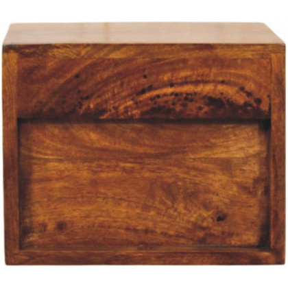 Artisan - Solis 1-Drawer Chestnut Wall Mounted Nightstand