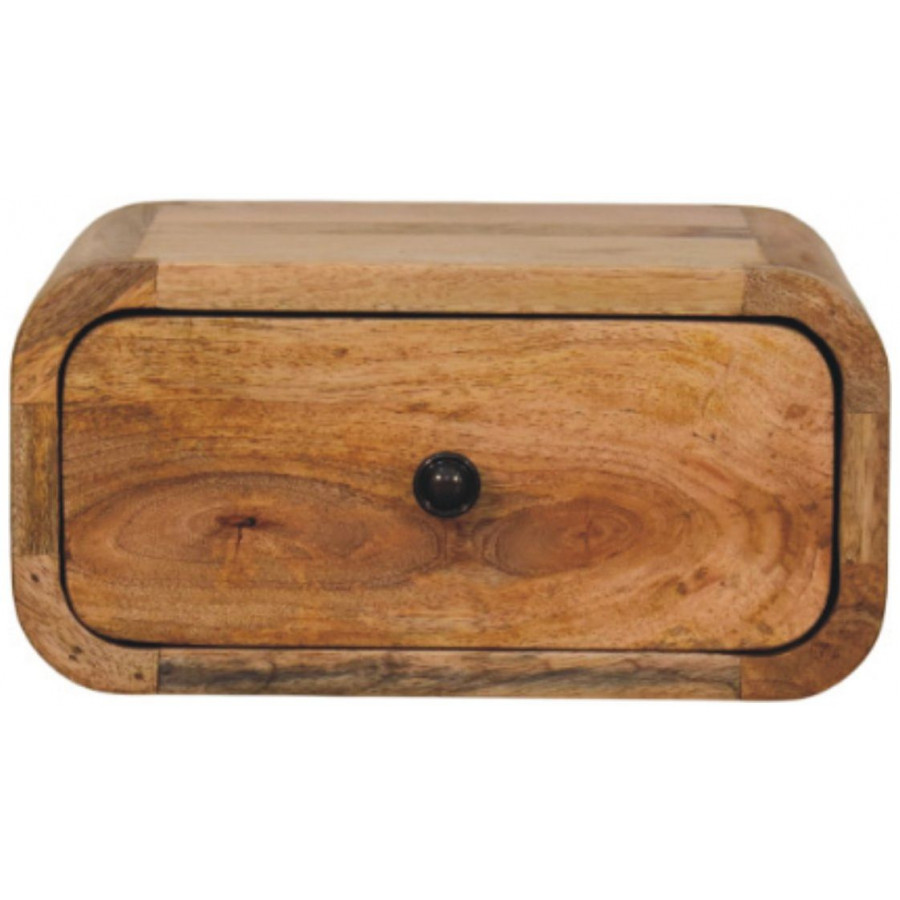 Artisan - Avora Mini Wall-Mounted Oak-Ish 1 Drawer Nightstand