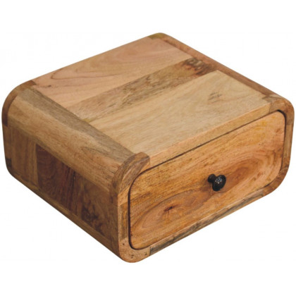 Artisan - Avora Mini Wall-Mounted Oak-Ish 1 Drawer Nightstand