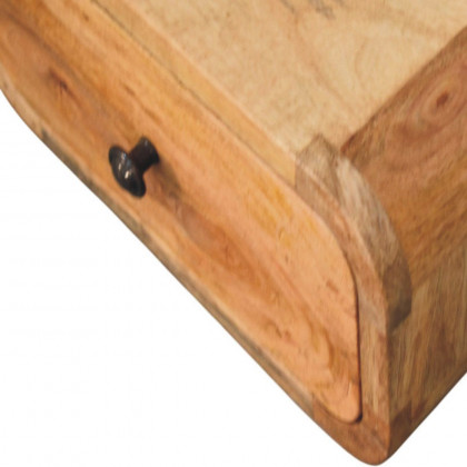 Artisan - Avora Mini Wall-Mounted Oak-Ish 1 Drawer Nightstand