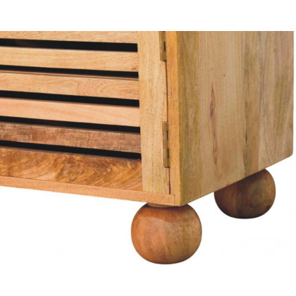 Artisan - Shutter Oak-Ish Shoe Rack With 2 Drawers