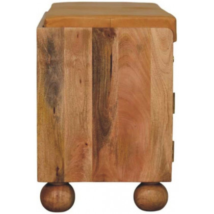 Artisan - Shutter Oak-Ish Shoe Rack With 2 Drawers