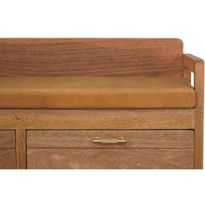 Artisan - Oxford Oak-Ish 2 Drawer Storage Bench