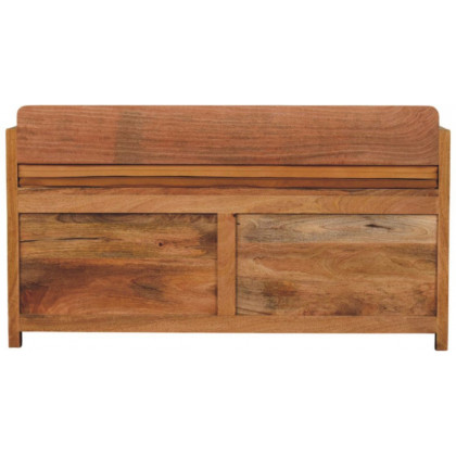 Artisan - Oxford Oak-Ish 2 Drawer Storage Bench