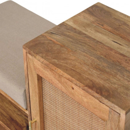 Artisan - Larissa 2 Slot Oak-Ish Bench Unit