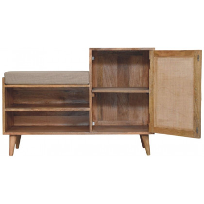 Artisan - Larissa 2 Slot Oak-Ish Bench Unit
