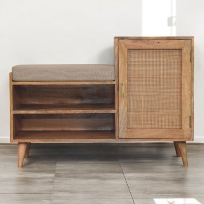 Artisan - Larissa 2 Slot Oak-Ish Bench Unit
