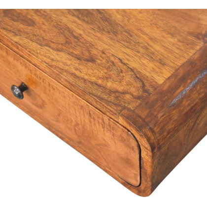 Artisan - Avora Wall-Mounted Honey Caramel 1 Drawer Nightstand