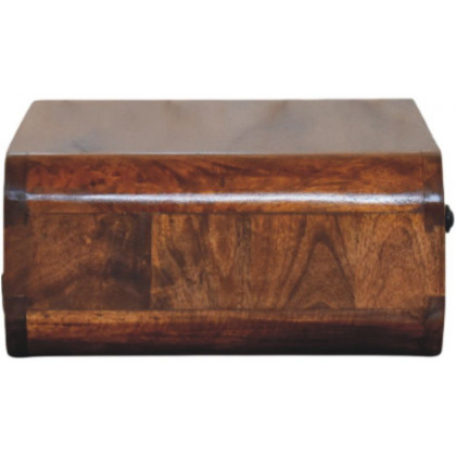 Artisan - Avora Wall-Mounted Honey Caramel 1 Drawer Nightstand