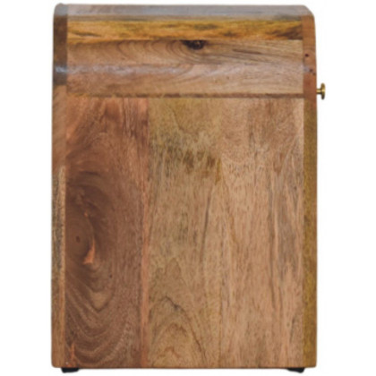 Artisan - Mini Darcy Oak-Ish Nightstand With Curved Edges