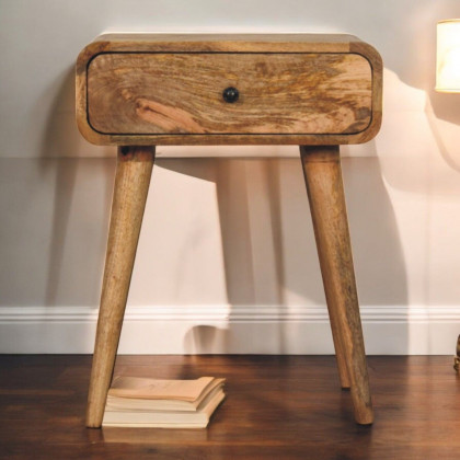 Artisan - Avora Oak-Ish Nightstand With 1 Drawer
